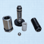 custom machines parts assembled into a soap dispenser.