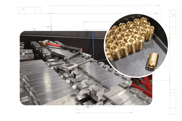 Mining CNC machining shop in Australia.